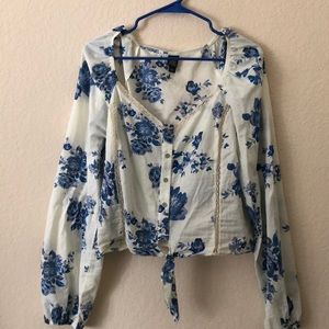 Wild fable floral top